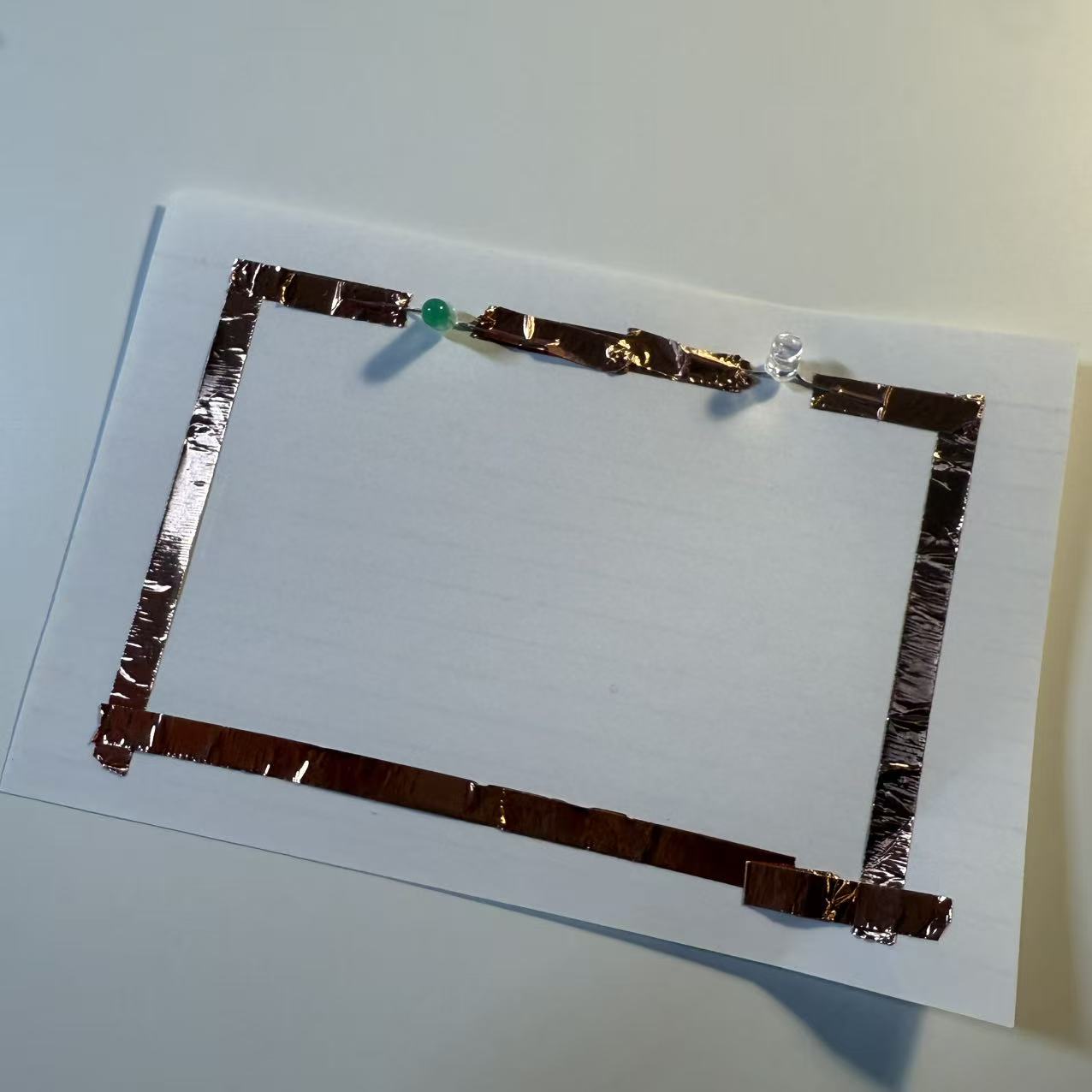 I used the example in lecture and build this series circuit