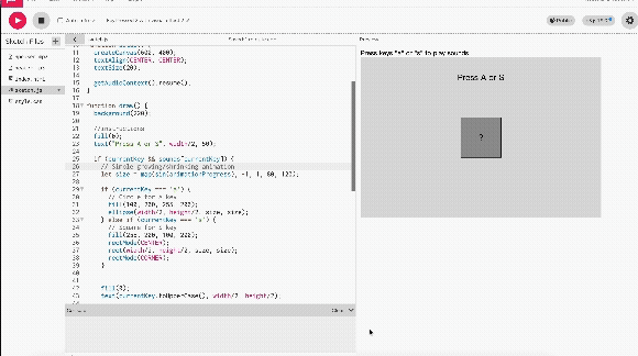 I'm trying to add more visual effect <br> Here is the link, it might required some time to load:https://editor.p5js.org/talia-xu0017/full/q8a6iutnQ