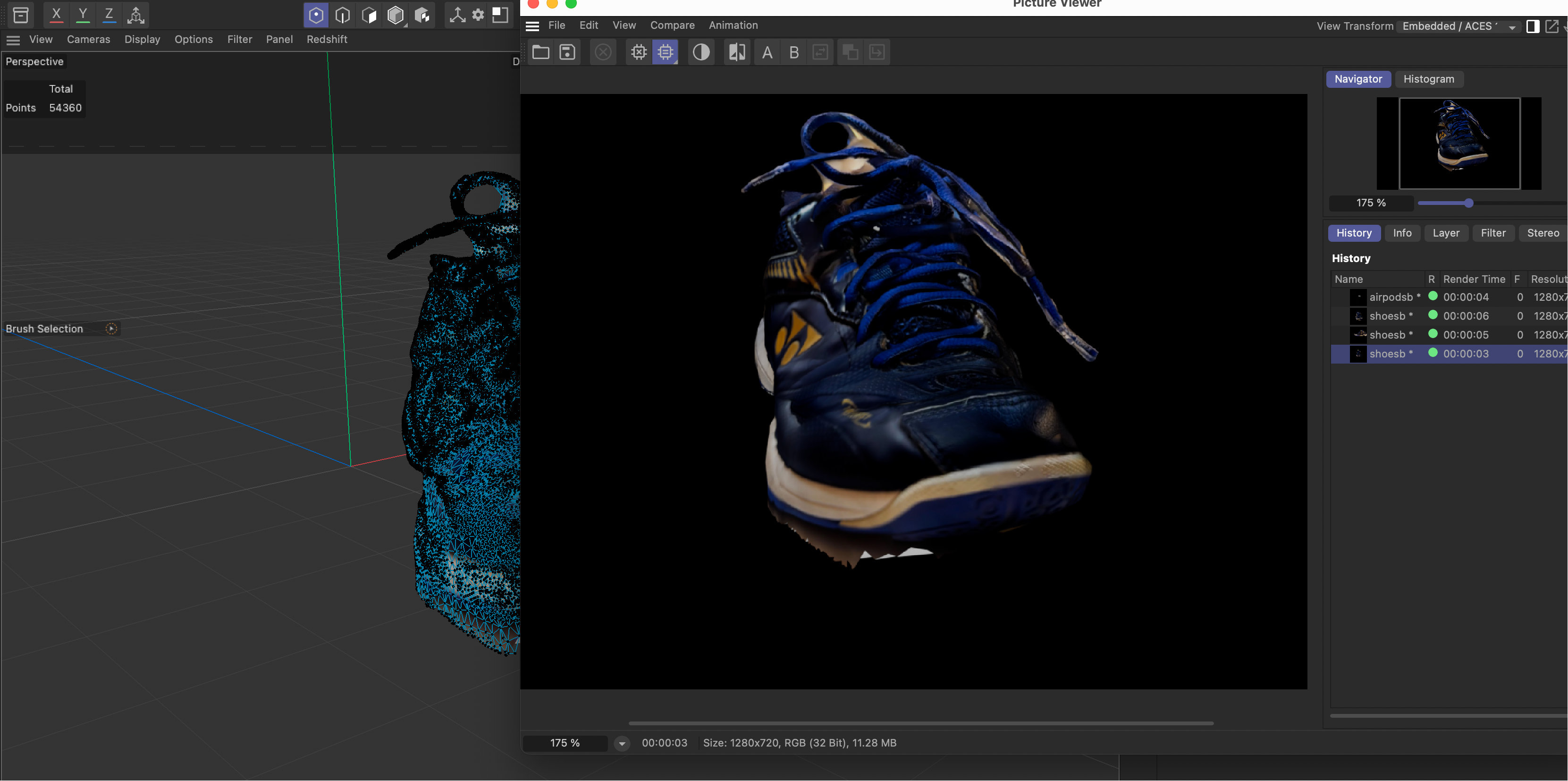 Object 1 after cleaning