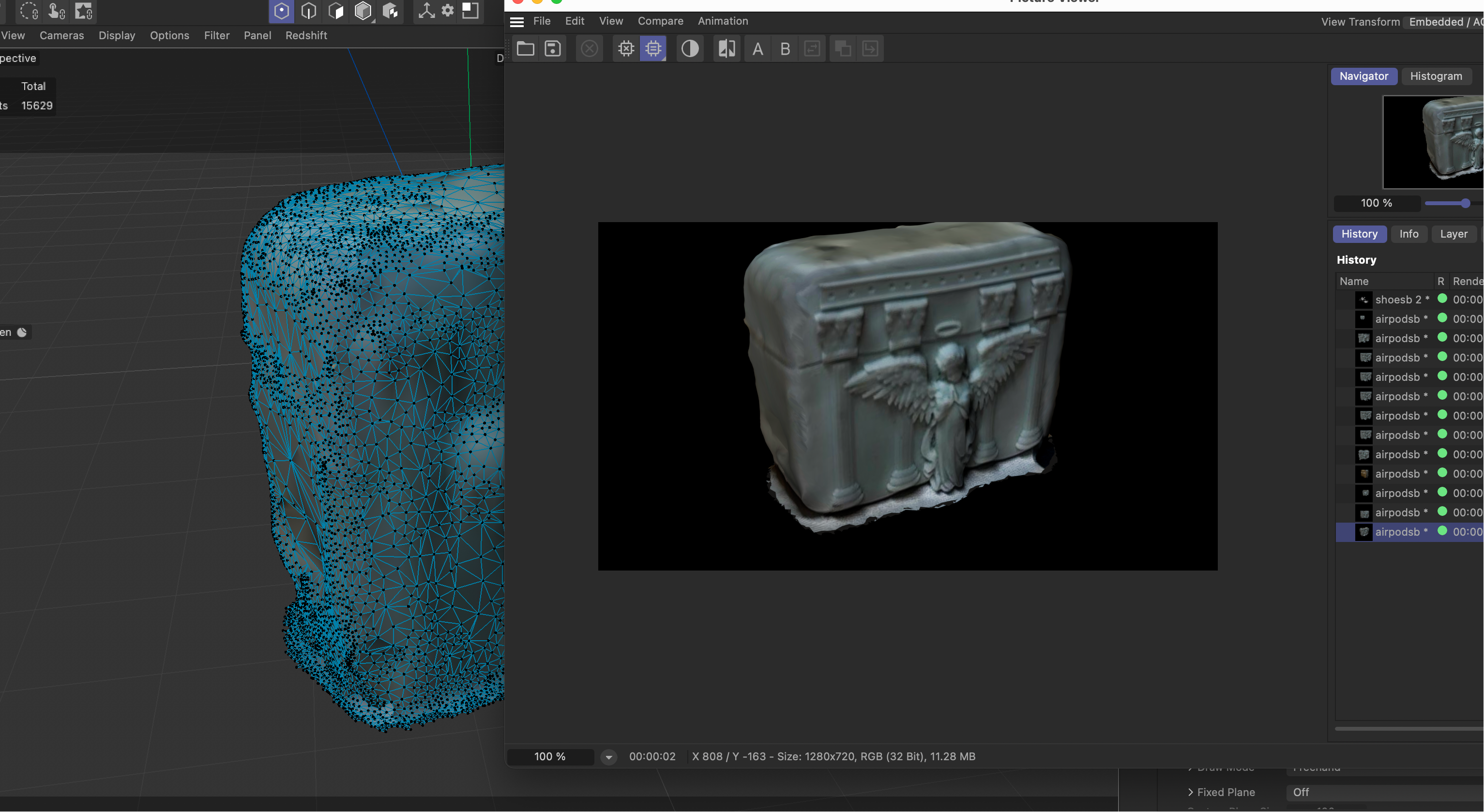 Object 2 after cleaning